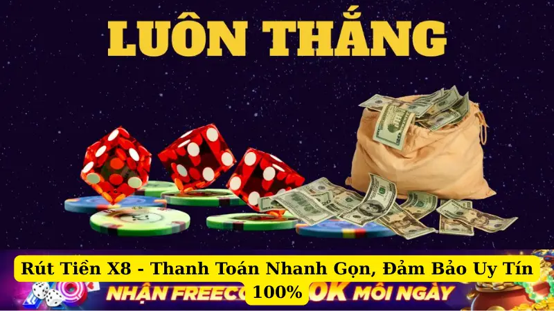 Rút Tiền X8 - Thanh Toán Nhanh Gọn, Đảm Bảo Uy Tín 100%