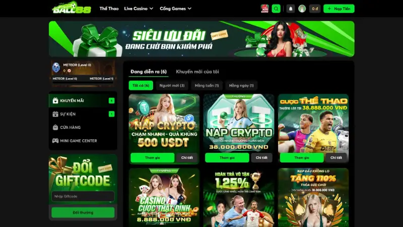 Thưởng hoàn trả hấp dẫn mỗi ngày